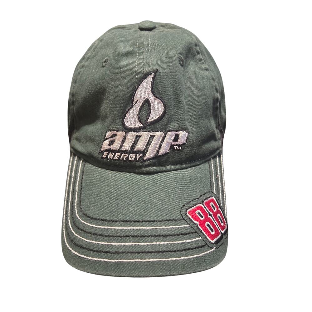 Dale Earnhardt Jr 88 AMP Energy National Guard Green Adjustable Hat Nascar Chase